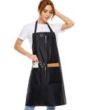 Izzycka Hair Stylist Apron - Waterproof Protective Coated Salon Apron with Pockets - Bleach Proof Barber Apron for Women and Men - Ideal for Cosmetologist, Dog Grooming, and Dishwashing - Black - Buy Online on GoSupps.com