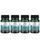 Swanson Premium Amino Acid 5-HTP Extra Strength 50mg - 60 Capsules (4 Pack) | Buy Internationally - Buy Online on GoSupps.com