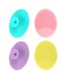 Yokilly Silicone Face Scrubber Exfoliator Brush - Handheld Facial Cleansing Brush for Men and Women (4 Pack) - Buy Online on GoSupps.com
