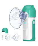 Inhalation Device for Babies & Adults - Wholede Versegler Portable Inhalator with Masks | Mesh Nebulizer with Dual Modes - Green - Buy Online on GoSupps.com