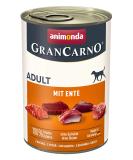 Animonda GranCarno Adult Dog Food - Premium Wet Food with Duck 6 x 400g | International Shipping Available - Buy Online on GoSupps.com