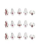 minkissy 3 Sets nail ring Finger Jewelry Women Ring Gift rings for women Finger Tip ring for women nail jewels women s rings red suits womans rings ladies gifts Zinc alloy white girl Miss 2X0.9X0.9CMx3pcs Whitex3pcs - Buy Online on GoSupps.com