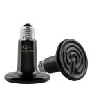 Caldarax 2 Pack 150W Terrarium Reptile Heat Bulb E27 Infrared Ceramic Heating Lamps AC 220-240V Ceramic Heat Emitter for Reptiles Lizards Tortoise Snakes Chicken - Buy Online on GoSupps.com