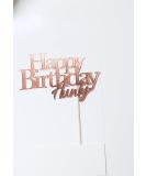 LuciaNArtGB Happy Birthday Aunty Cake Topper (Rose Gold) - Buy Online on GoSupps.com