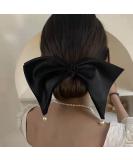 BUAJIUBUA Big Bow Hair Clip with Pearl Dangling for Women & Girls - Prom Hair Accessory - Buy Online on GoSupps.com