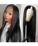 Legendhair 18 Inch V Part Brazilian Straight Human Hair Wig for Black Women - No Leave Out, Lace Front, Glueless, 150% Density - Buy Online on GoSupps.com