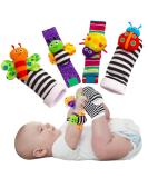 Baby Infant Rattle Socks Toys 3-6 to 12 Months Girl Boy Learning Toy - Buy Online on GoSupps.com