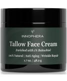 Whipped Beef Tallow Face Cream with 1% Bakuchiol | Natural Anti-Aging Moisturizer for Sensitive Skin | Unscented 1.7 oz - Buy Online on GoSupps.com