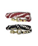 Stylish Leading Knitting for Horses - Tiebar Trick Leash Set (Red & Black) | Pony & Donkey Binding - Buy Online on GoSupps.com