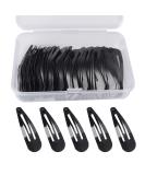 50 Pieces Black Metal Hair Clips for Girls & Women - 5 cm Mini Hair Clips - Best for Children & Adults - Buy Online on GoSupps.com