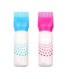 MFUOE 2pcs Applicator Bottle Root Comb Plastic Bottle with Sclae Conveient Squeezable Hair Dye Hair Product - Buy Online on GoSupps.com