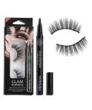 AquaPurity PHOERA 9D Synthetic Mink Lashes & Adhesive Eyeliner Kit | Reusable Waterproof Self-Adhesive Lashes | No Glue Needed - Shop Now - Buy Online on GoSupps.com