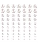 Outus Self-Adhesive Hair Pearl Stickers - 700 Assorted Size Pieces for Wedding, Bride, Crafts - Flat Back Pearls Accessories - Buy Online on GoSupps.com
