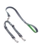 Mighty Paw Double Dog Lead | Double Lead for Dogs with Comfort Grip. Double Dog Lead for Walking 2 Dogs No Tangle. Dual Dog Lead Splitter for Small Dogs. 2 Dog Lead for Small Medium and Large Pets With Handle Standard - Buy Online on GoSupps.com