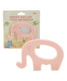 XGYLVFEI Baby Teething Toy - BPA Free Silicone Elephant Teeth Ring for Babies 0-24 Months - Easy-to-Grip & Effective Teether (Pink) - Buy Online on GoSupps.com