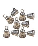 25 Christmas Jingle Bells Vintage Pendants - Xmas Tree Hanging Small Craft Bells - Antique Silver - Buy Online on GoSupps.com