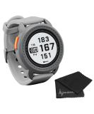 Bushnell iON Edge Golf GPS Watch Gray with 38,000 Courses | Auto-Course Recognition | GreenView - Bundle with Wearable4U Lens Cleaning Cloth - Buy Online on GoSupps.com