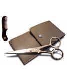 Striking Viking Beard and Mustache Grooming Kit - Beard Scissors, Mustache Comb, Carry Case - Facial Hair Trimming Tools - Buy Online on GoSupps.com