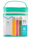 Mapeau Wax Warmer & Hair Removal Waxing Set - Roll On Cartridges Fleece Strips & After Wax Oil Included - Buy Online on GoSupps.com