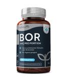 BORON - 4MG pure boron per tablet - 400 tablets - 13 months in stock - laboratory test - without undesirable additives - high -dose - vegan -friendly - manufactured by Nutravita - Buy Online on GoSupps.com