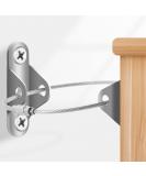 10 Pcs Furniture Anchors(2022 Upgraded)  Baby Proofing  Anti-Tip Metal Baby Furniture Straps  Baby Safety Wall Anchor  for Cabinet  Wardrobe  Drawers  Dresser  Bookshelf(400lbs Tension) - Buy Online on GoSupps.com