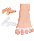 Toe Spreaders for Women - Silicone & Gel Toe Separators for Overlapping Toes & Bunions - 4 Pcs - Buy Online on GoSupps.com