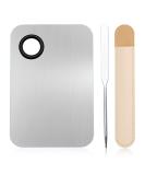 G2PLUS Makeup Mixing Palette - Stainless Steel Spatula for Foundation Eye Shadow and Nail Art | Korean Cosmetic Tool - Buy Online on GoSupps.com