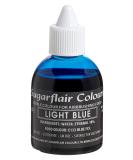 Sugarflair Light Blue Edible Airbrush Colour - Edible Food Colouring Airbrush Paint for Cakes Cupcakes Icing and Cake Decorations - 60ml - Buy Online on GoSupps.com