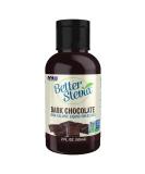 NOW Foods, Better Stevia Liquid, Dark Chocolate, Zero-Calorie Liquid Sweetener, Low Glycemic Impact, Certified Non-GMO, 2-Ounce - Buy Online on GoSupps.com
