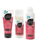 All Good Baby & Kids Mineral Sunscreen - SPF 50 Butter Stick & SPF 30 Lotion/Spray - UVA/UVB Protection Coral Reef Friendly Water Resistant - Buy Online on GoSupps.com