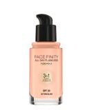 Max Factor Facefinity All Day Flawless 3-in-1 Foundation - Porcelain 30 ml | Primer Concealer & Foundation for Perfect Matte Finish - Shop Internationally - Buy Online on GoSupps.com