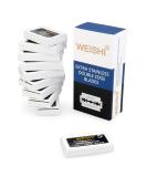 WEISHI 50 Count Double Edge Safety Razor Extra Stainless Blades - Buy Online on GoSupps.com
