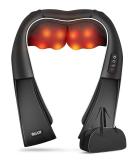 Shiatsu Back and Neck Massager with Heat,Electric Deep Tissue 3D Kneading Massage Pillow for Shoulder, Legs, Foot and Body, Relax Gifts for Women Men Mom Dad Black - Buy Online on GoSupps.com