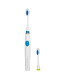 Proficare PC-EZS 3000 Electric Sound Toothbrush | Optimal Dental Care & Oral Hygiene | Includes 2 Butsiessents | Battery Operated | White-Blue - Buy Online on GoSupps.com