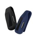 kwmobile 2X Clip Holders Compatible with Fitbit Inspire 3 / Inspire 2 / Ace 3 - Clip-On Holder Replacement Set - Black/Dark Blue black / dark blue - Buy Online on GoSupps.com