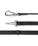WALDHAUSEN Horse Fashion Anti Slip Reins with Carabiner - Black Warmblood | International Shipping Available - Buy Online on GoSupps.com