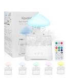 Kavolet Rain Cloud Humidifier with Remote Control - White Noise Aroma Diffuser | 3 Level Adjustable Night Light & 7 Color Changing Lights | Ideal for Bedroom and Office (White) - Buy Online on GoSupps.com