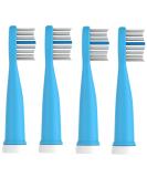 CHAIN PEAK Kids Sonic Toothbrush Replacement Brush Heads - Blue 4 Pieces for 8650 - Buy Online on GoSupps.com