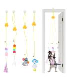 Vaktop Door Hanging Cat Toy 4 PCS Cat Toys Interactive for Indoor Cats Jumpy Cat Toy Self-Play Chasing Exercise Entertain Cat Toy - for Hunting Exercising Eliminating Boredom 4PCS - Buy Online on GoSupps.com