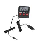 Humidity Temperature Sensor Accurate Small Real Time Display Electronic Thermometer Hygrometer Light Digital with External Probe for Pet for Reptile - Buy Online on GoSupps.com