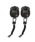 Tbest Digital Sports Stopwatch - 2 Pack Multifunctional LCD Timer with Large Display for Football Running & Swimming Training - Buy Online on GoSupps.com