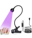 Lophe UV Lamp for Gel Nails - Flexible Swan Neck LED Nail Dryer Mini Rotatable with Fuse Clip - Perfect for All Gel Nail Polish (Black) - Buy Online on GoSupps.com