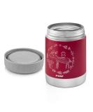 Reer Stainless Steel Warming Box for Baby Food - 300ml Berry Red | Anti-Slip Base | International Shipping - Buy Online on GoSupps.com