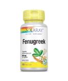 Solaray Organic Fenugreek 620 mg - 100 VegCaps | Pure Herbal Supplement - Buy Online on GoSupps.com