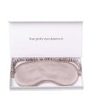 Yanser Luxury 100% Mulberry Silk Sleep Mask - Anti Aging Eye Cover - Ultra Soft & Comfy - Caramel - Buy Online on GoSupps.com