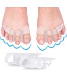 Gel Toe Separator & Stretcher for Hallux Valgus | Bunion Relief for Men & Women | Pain Relief After Yoga & Sports - Buy Online on GoSupps.com