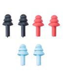 Buy SOWAK Silicone Swimming Earplugs - 3 Pairs Noise Cancelling Waterproof Soft & Flexible Perfect for Swimming Concerts & Hearing Protection - Buy Online on GoSupps.com