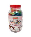 800g Pick & Mix - Random Sweet Mix - Three Strawberry Ltd. Pick n Mix - Pick and Mix Sweets for Valentines Birthday Easter Kids Thank You Congratulations and More - Buy Online on GoSupps.com