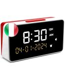 Top Life Italian Talking Alarm Clock | Speak Italian with Authentic Voice | International Shipping Available - Buy Online on GoSupps.com