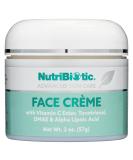 NutriBiotic Antioxidant Face Cream 2 Oz - Deep Moisturizing with Aloe Botanical Oils DMAE & Vitamin C - Paraben Free Natural Fragrance - Buy Online on GoSupps.com